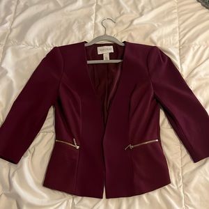 White House | Black Market Maroon Blazer